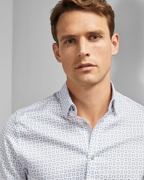 <P>Ls Geo Print Shirt</P>